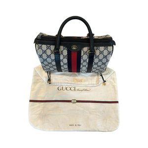 Gucci Handbag in Iconic Red, White and Navy with original dust bag